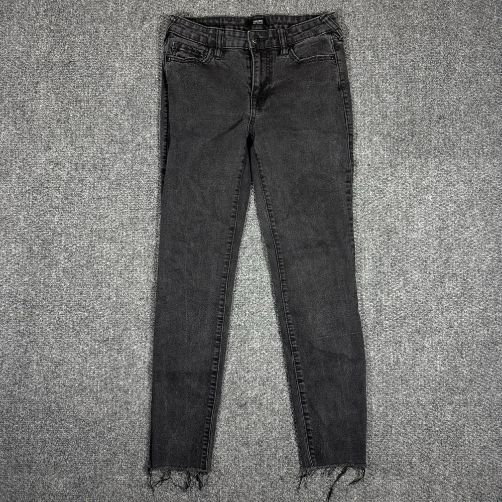 True Religion Colette Slim Straight Black Jeans Women's Size 27